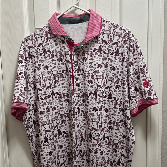 Greyson Polo large “Curiosities” animal print polo - Picture 4 of 5